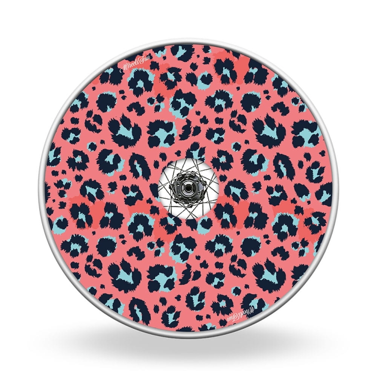 Speichenschutz Blauer Leoparden Print