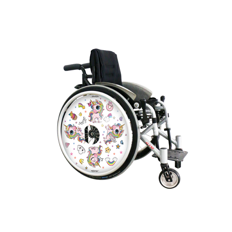 Speichenschutz Regenbogen Einhörner