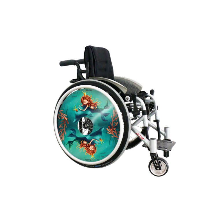 Speichenschutz Meerjungfrau und Delphin